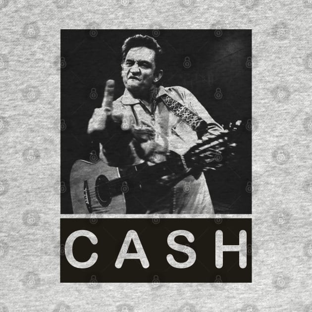 Cool Johnny Cash - Pencil Drawing Style by Unfluid